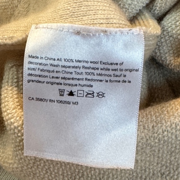 lululemon athletica wool Light Beige Long Sleeve sweater - Picture 10 of 10